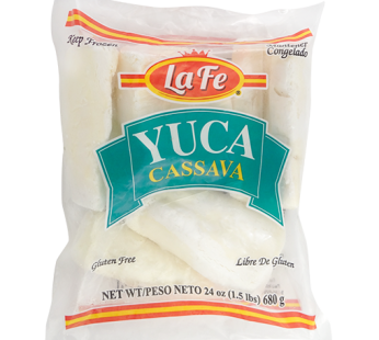 La fe Frozen Cassava Yuca 1 lb