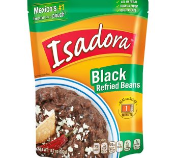 Isadora Black Refried Beans 15.2 oz
