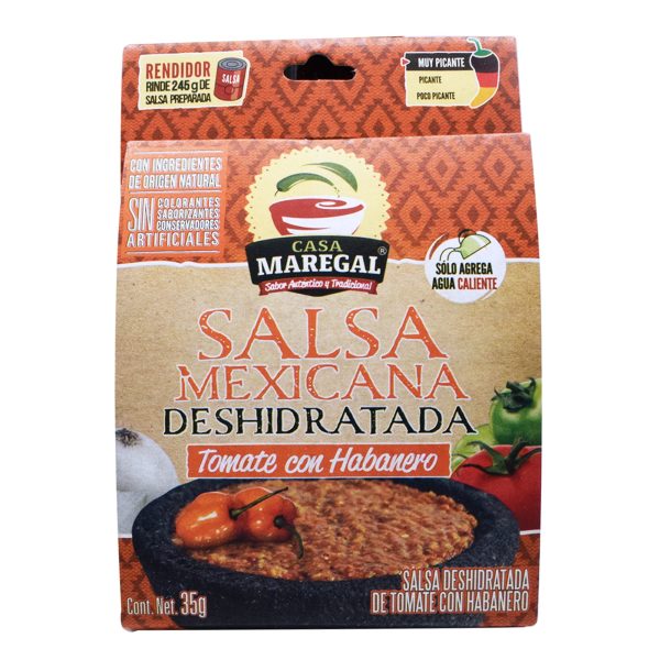Salsa Deshidratada Tomate y Habanero