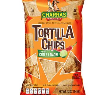 Charras Tortilas chips chileLimon