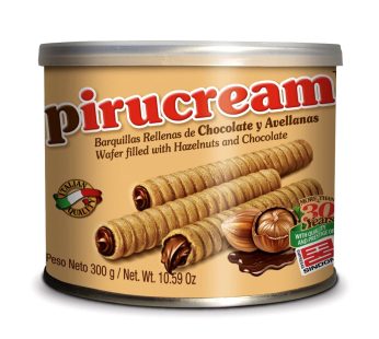 Pirucream Rolled Wafer Can 300 g