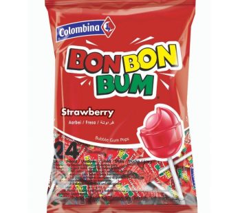 Colombina Bon Bon Bum Strawberry 24 und