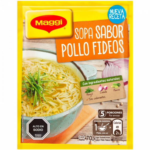 Maggi Sopa Pollo Fideos 68 g
