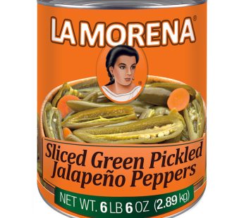 La Morena Sliced Jal Peppers 6 Lb
