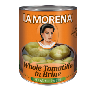 La Morena Whole Tomatillo 6Lb