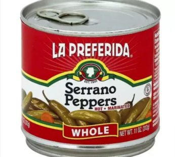 LC SERRANO PEPPERS 340gr